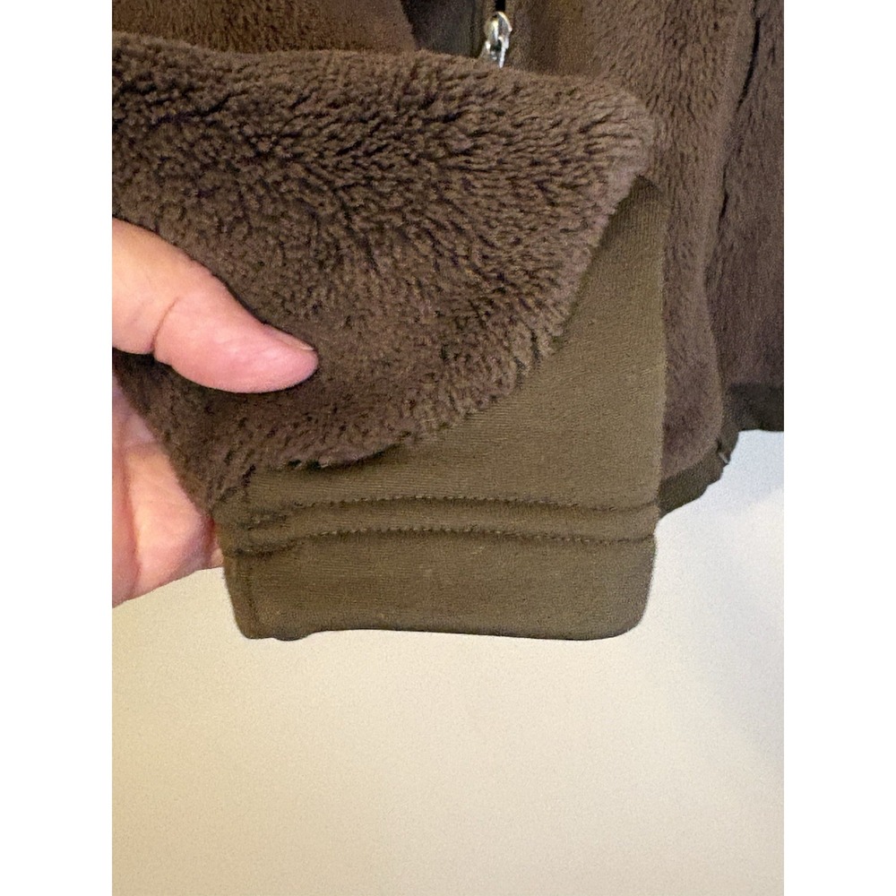 Mountain Hardwear Women's Monkey Brown Full Zip Jacket Pockets Size L Short - Picture 4 of 6